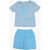 Nike Crew-Neck T-Shirt And Shorts Set With Printed Logo Blue