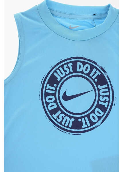 Salopete Nike Logo Printed Tank Top And Shorts Set Blue Baieti (BM 16473390) 3