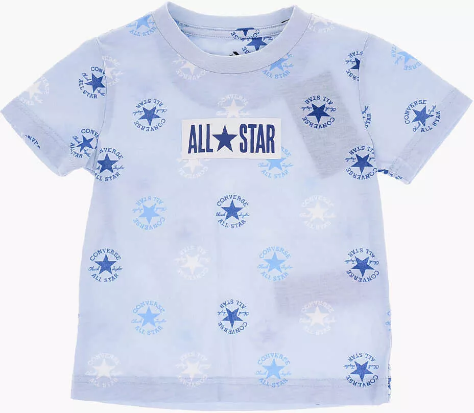 Salopete Converse All Star Chuck Taylor Mesh Shorts And All-Over Printed Crew- Blue Baieti (BM 16473396) 2
