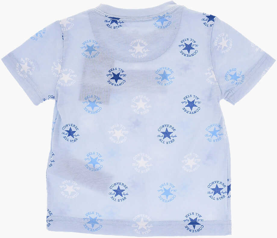 Salopete Converse All Star Chuck Taylor Mesh Shorts And All-Over Printed Crew- Blue Baieti (BM 16473396) 4