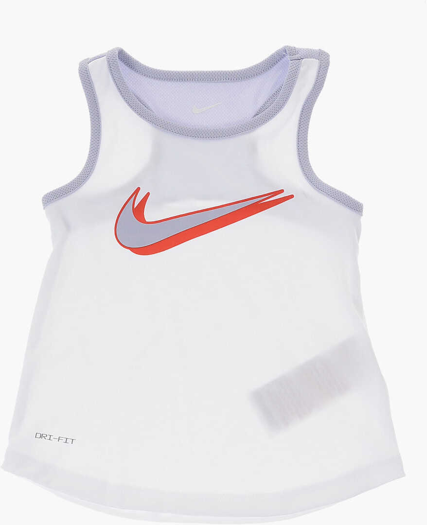 Salopete Nike Perforated Shorts And Tank Top Set White Baieti (BM 16473402) 2