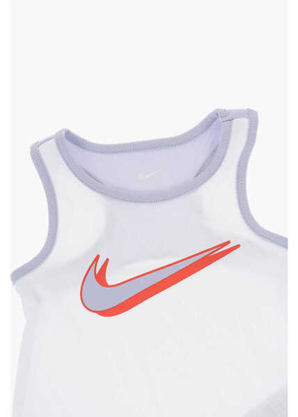 Salopete Nike Perforated Shorts And Tank Top Set White Baieti (BM 16473402) 3