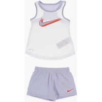 Salopete Perforated Shorts And Tank Top Set Baieti
