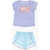 Nike Crewneck T-Shirt And Checked Shorts Set Multicolor