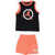 Nike Air Jordan Two-Tone Tank Top And Shorts Set Black