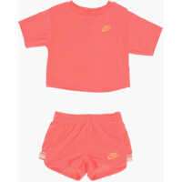Tricouri Fluo Terry Lets Roll T-Shirt And Shorts Set Baieti