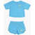 Nike Terry T-Shirt And Shorts Set Blue