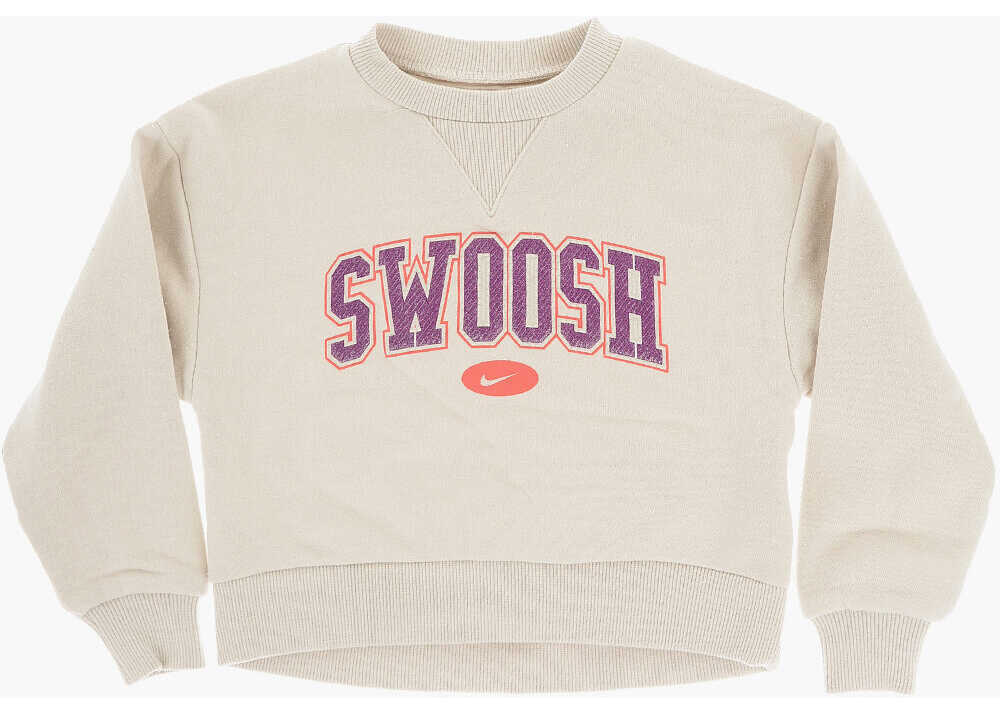 Salopete Nike Crew-Neck Sweatshirt And Leggings Set Beige Baieti (BM 16473456) 2