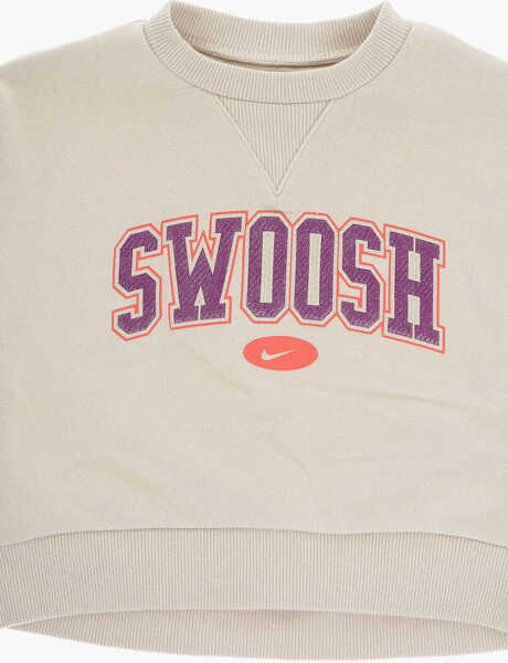 Salopete Nike Crew-Neck Sweatshirt And Leggings Set Beige Baieti (BM 16473456) 3