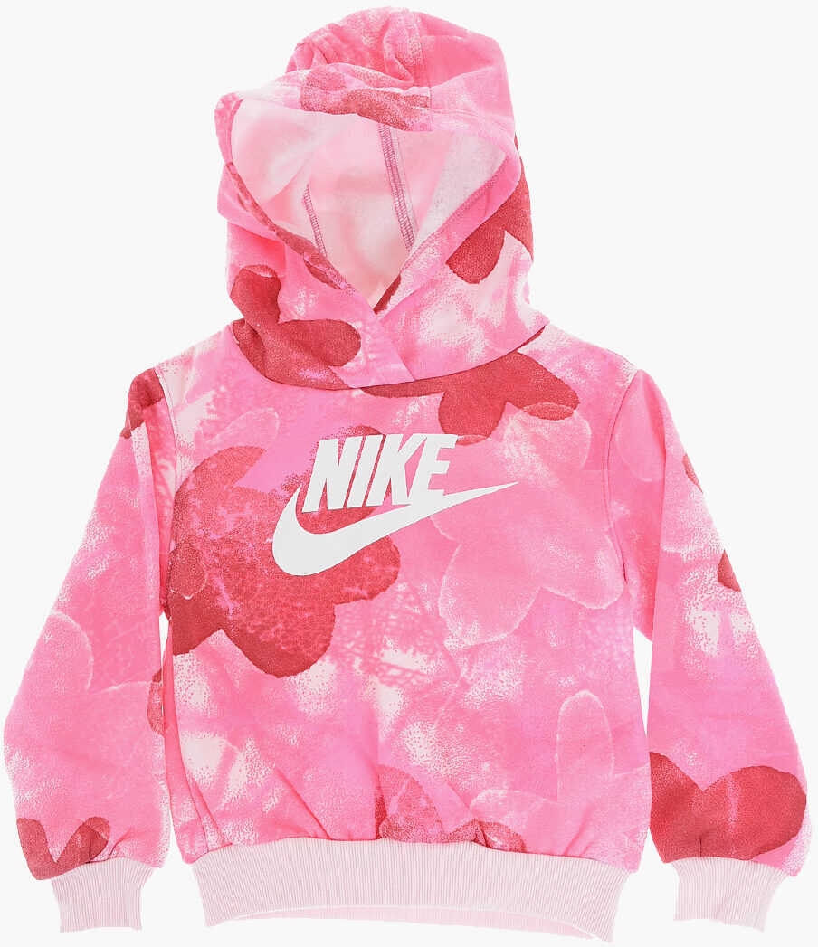 Bluze de trening Nike Fleeced Cotton Hoodie And Joggers Set Pink Baieti (BM 16473459) 2