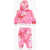 Nike Fleeced Cotton Hoodie And Joggers Set Pink