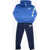 Nike Printed Joggers And Hoodie Set Blue