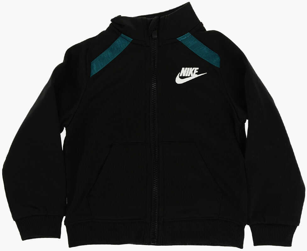 Pantaloni de trening Nike Contrast Logoed Bands Joggers And Sweatshirt Set Black Baieti (BM 16473492) 2