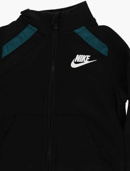 Pantaloni de trening Nike Contrast Logoed Bands Joggers And Sweatshirt Set Black Baieti (BM 16473492) 3