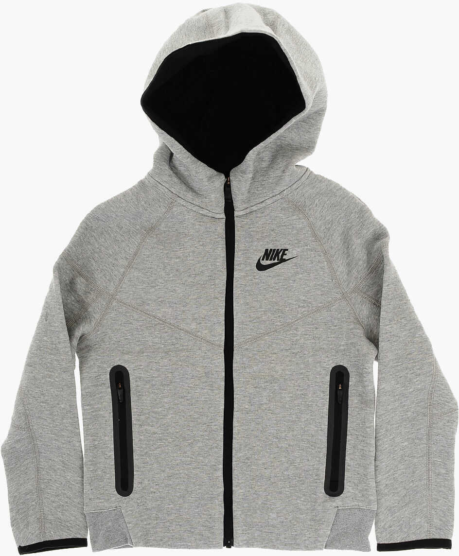 Pantaloni de trening Nike Solid Color Sweatshirt And Joggers Set With Contrasting Deta Gray Baieti (BM 16473495) 2