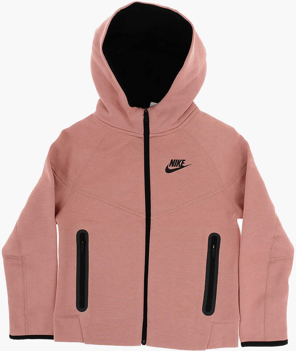Pantaloni de trening Nike Solid Color Sweatshirt And Joggers Set With Contrasting Deta Pink Baieti (BM 16473498) 2