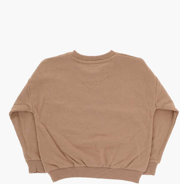 Pantaloni de trening Nike Brushed Cotton Joggers And Crew-Neck Sweatshirt Set Brown Baieti (BM 16473501) 4