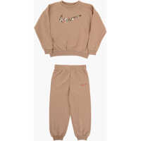 Pantaloni de trening Brushed Cotton Joggers And Crew-Neck Sweatshirt Set Baieti