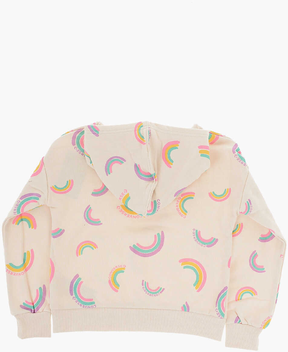 Bluze de trening Converse All Star Chuck Taylor Printed Hoodie And Leggings Set Beige Baieti (BM 16473507) 4