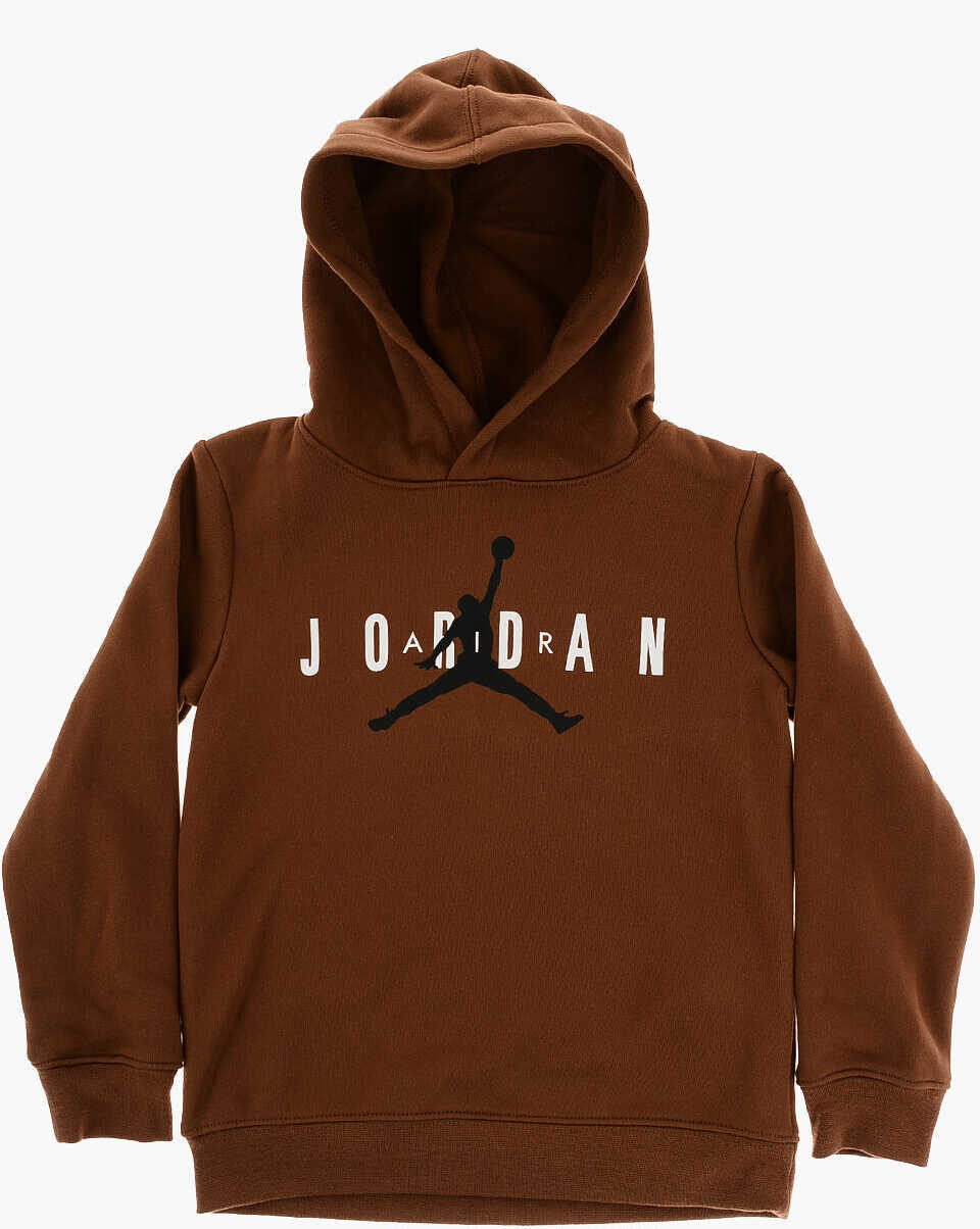 Bluze de trening Nike Solid Color Hoodie And Joggers Set With Fleeced Inner Brown Baieti (BM 16473516) 2