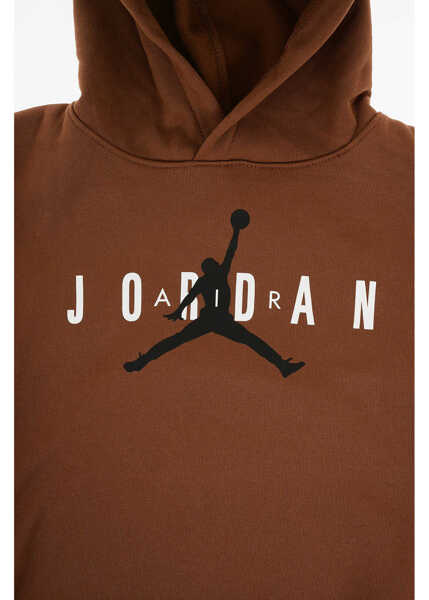 Bluze de trening Nike Solid Color Hoodie And Joggers Set With Fleeced Inner Brown Baieti (BM 16473516) 3