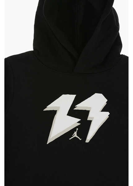 Pantaloni de trening Nike Air Jordan Fleeced-Cotton Embossed Logo Joggers And Sweatshi Black Baieti (BM 16473519) 3