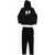 Nike Air Jordan Fleeced-Cotton Embossed Logo Joggers And Sweatshi Black