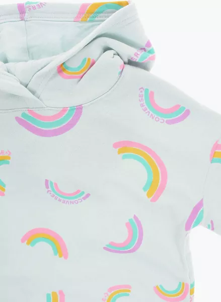 Bluze de trening Converse All Star Chuck Taylor Printed Hoodie And Leggings Set Multicolor Baieti (BM 16473537) 3