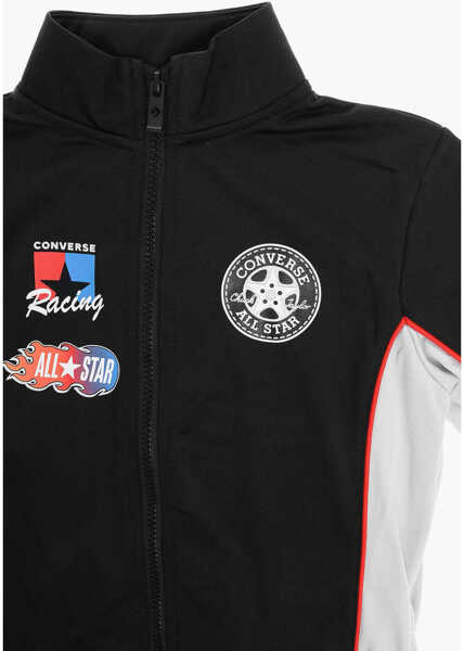 Pantaloni de trening Converse All Star Chuck Taylor Contrast Side Bands Cars Joggers And S Black Baieti (BM 16473546) 3