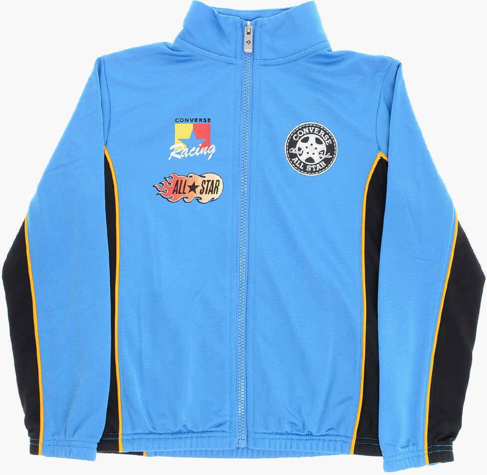 Pantaloni de trening Converse All Star Chuck Taylor Contrast Side Bands Joggers And Sweats Light Blue Baieti (BM 16473549) 2