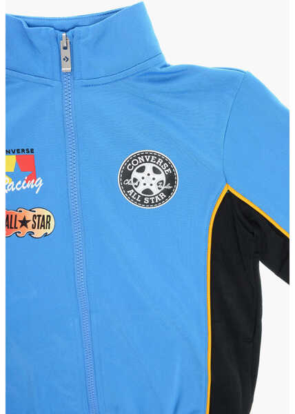 Pantaloni de trening Converse All Star Chuck Taylor Contrast Side Bands Joggers And Sweats Light Blue Baieti (BM 16473549) 3