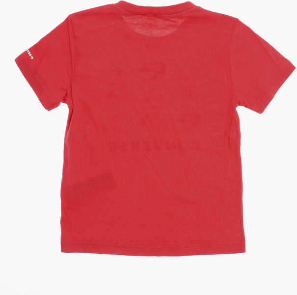 Tricouri Converse All Star Chuck Taylor Dinosaur Printed Crew-Neck T-Shirt And Red Baieti (BM 16473552) 4