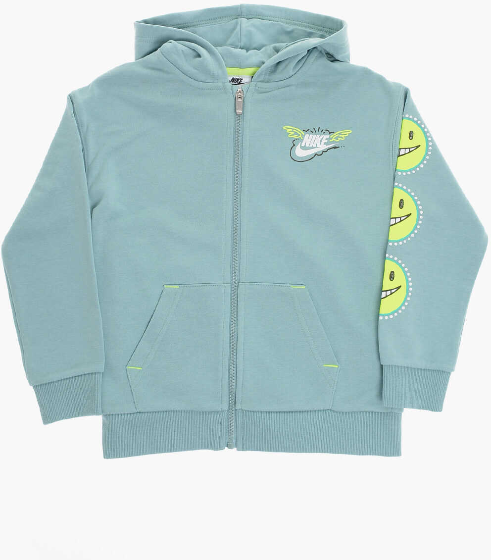 Bluze de trening Nike Cotton Blend Hoodie And Joggers Set Light Blue Baieti (BM 16473564) 2