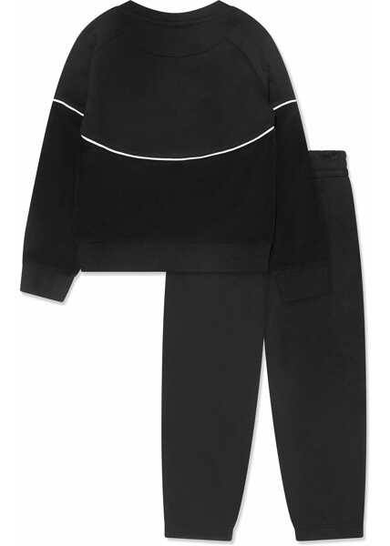 Pantaloni de trening Nike Two-Tone Amplify Crew-Neck Sweatshirt And Joggers Set White Baieti (BM 16473573) 2