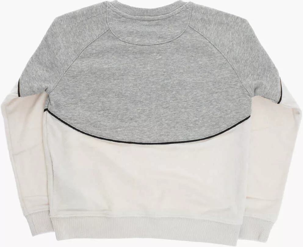 Pantaloni de trening Nike Two-Tone Amplify Crew-Neck Sweatshirt And Joggers Set White Baieti (BM 16473576) 4