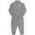 Nike Two-Tone Fleeced-Fabric Joggers And Sweatshirt Set Red