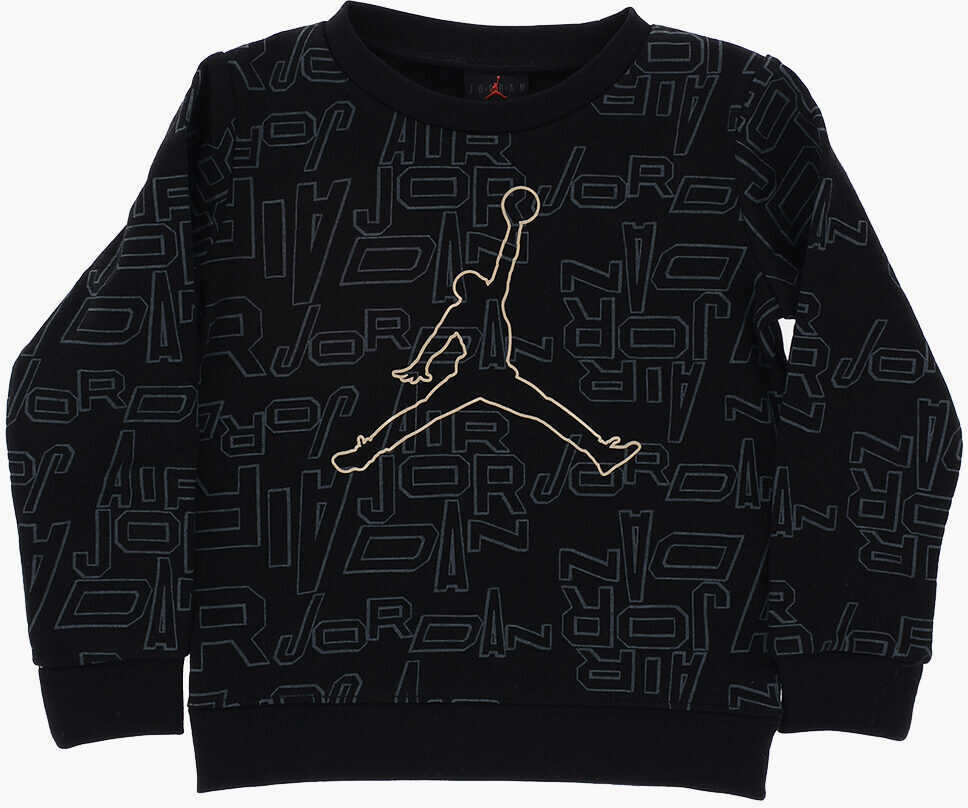 Pantaloni de trening Nike Air Jordan Joggers And Crew-Neck Sweatshirt Set Black Baieti (BM 16473600) 2