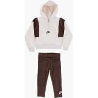 Bluze de trening Nike Velvet Details Joggers And Half Zip Hoodie Home Swoosh Home