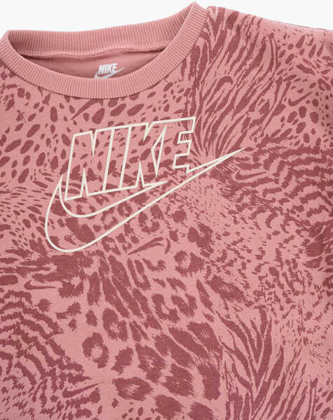 Salopete Nike Animal Patterned Crew-Neck Sweatshirt And Leggings Set Pink Baieti (BM 16473612) 3