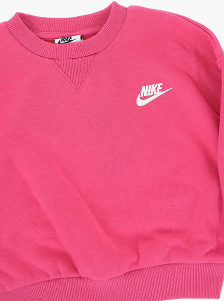 Pantaloni de trening Nike Fleeced Cotton Blend Joggers And Snow Day Crew-Neck Sweatshi Pink Baieti (BM 16473621) 3
