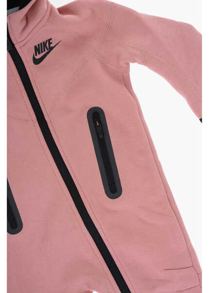 Salopete Nike Cotton Blend Romper Suit With Hood Pink Baieti (BM 16473624) 2