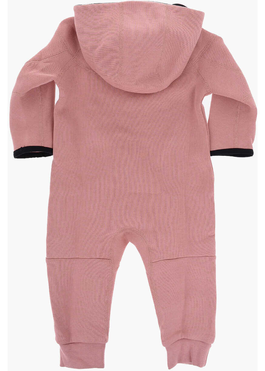 Salopete Nike Cotton Blend Romper Suit With Hood Pink Baieti (BM 16473624) 3