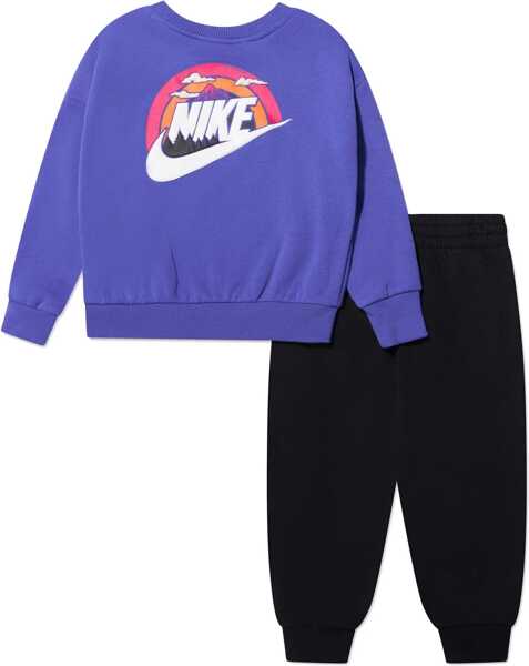 Pantaloni de trening Nike Fleeced Cotton Blend Joggers And Snow Day Crew-Neck Sweatshi Blue Baieti (BM 16473630) 2