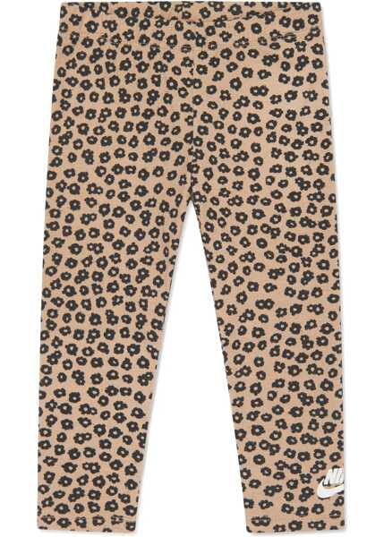 Salopete Nike Oversized Fit Floral-Printed Sweatshirt And Leggings Set Beige Baieti (BM 16473681) 4