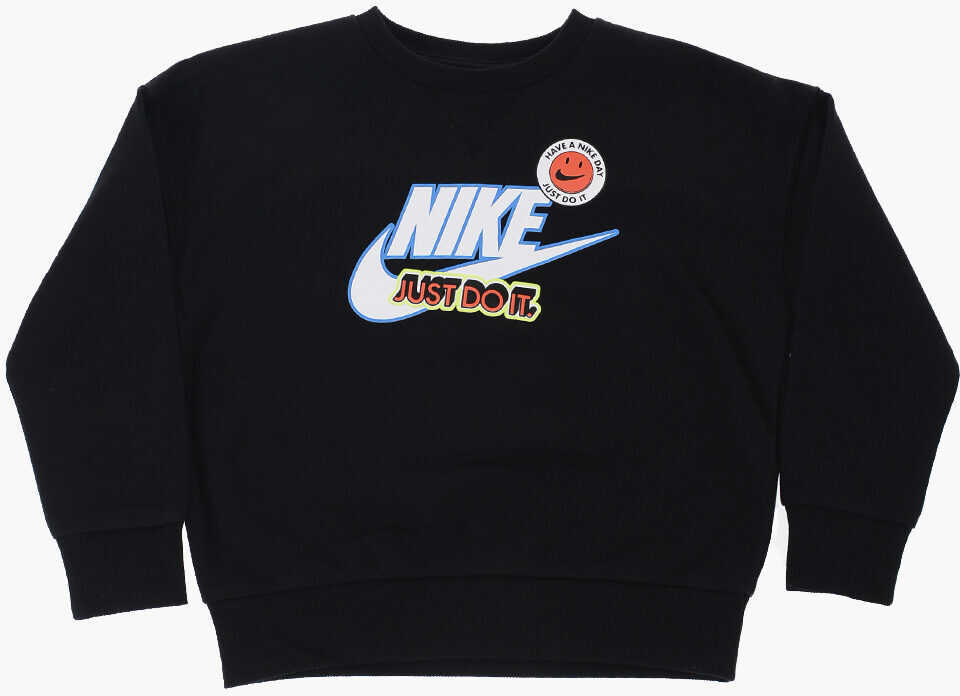 Pantaloni de trening Nike Fleeced Joggers And Sweatshirt Set Black Baieti (BM 16473684) 2