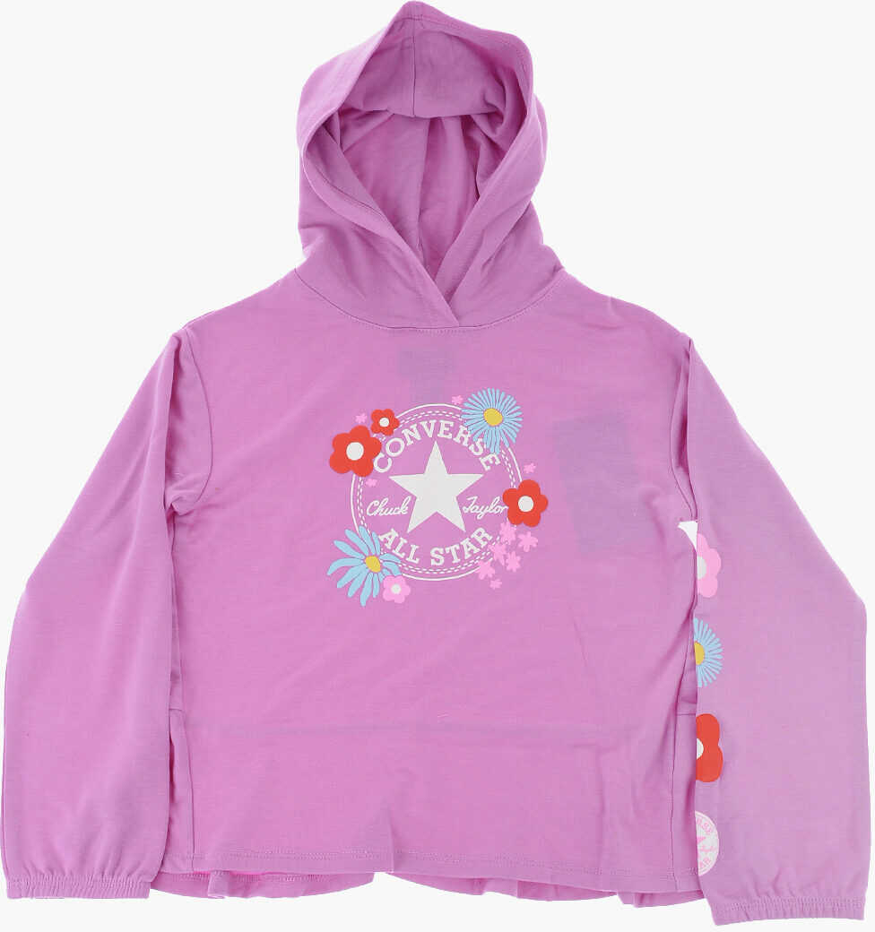 Salopete Converse All Star Chuck Taylor Floral-Printed Sweatshirt And Leggings Pink Baieti (BM 16473687) 2