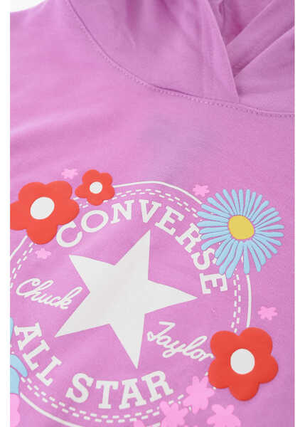 Salopete Converse All Star Chuck Taylor Floral-Printed Sweatshirt And Leggings Pink Baieti (BM 16473687) 3