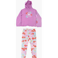 Salopete All Star Chuck Taylor Floral-Printed Sweatshirt And Leggings Baieti