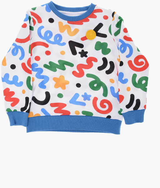 Salopete Converse All Star Chuck Taylor Printed Crewneck Sweatshirt And Jogger Multicolor Baieti (BM 16473690) 2