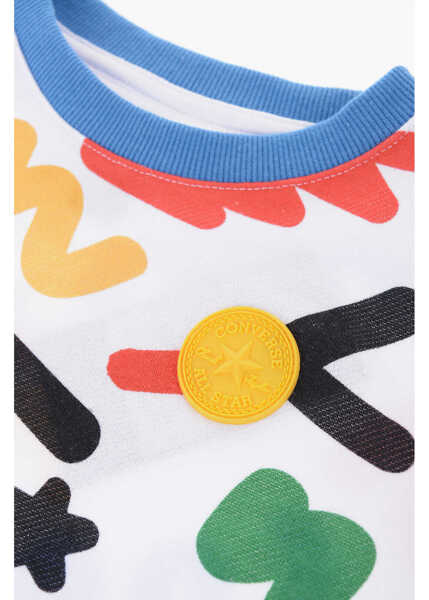 Salopete Converse All Star Chuck Taylor Printed Crewneck Sweatshirt And Jogger Multicolor Baieti (BM 16473690) 3